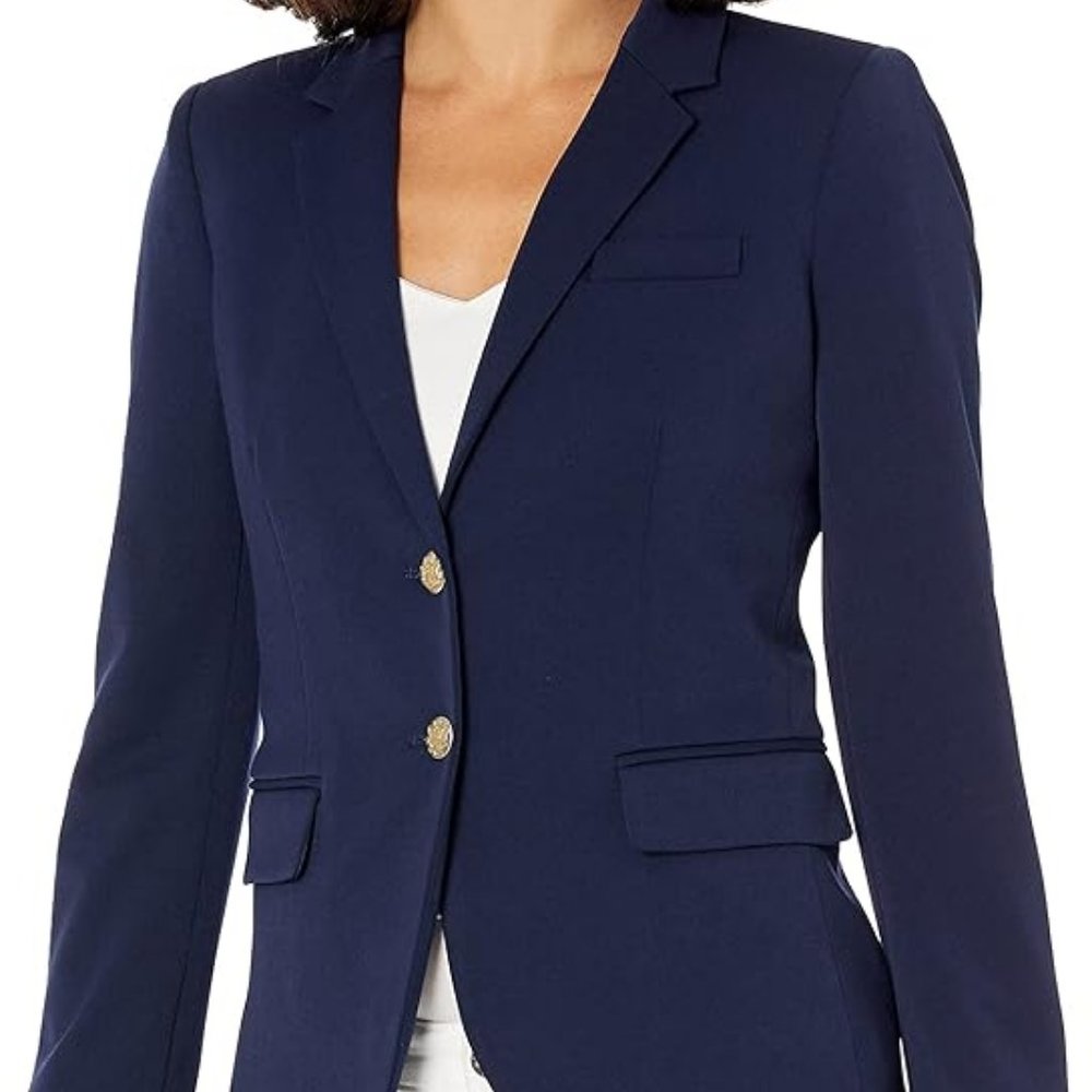 J. Crew navy women's schoolboy blazer size 4
